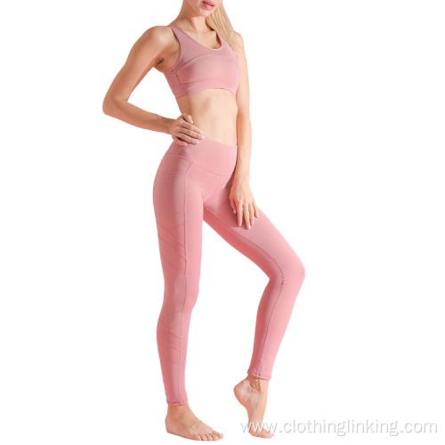 mesh capri yoga pants for women